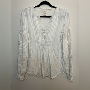 Sundance Spirit Lake Top- M Cream